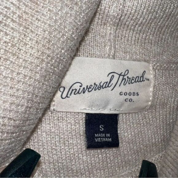 Universal Thread Tan Cowl Neck Pullover Sweater Size Small - Picture 7 of 10